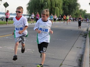These two boys are among the 750 people who participated in the 2013 St. Clair River Run. There are spots for up to 1,000 people in 2014.