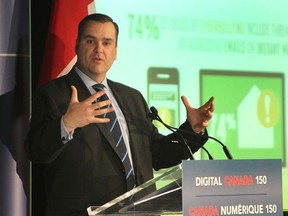 Industry Minister James Moore.  (Darren Makowichuk/QMI Agency)