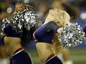 Buffalo Jills perform in the second half of NFL pre-season action between the Buffalo Bills and the Pittsburgh Steelers at the Rogers Centre on August 14th, 2008. (QMI Agency)