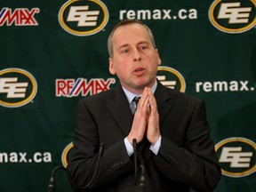 Len Rhodes was on hand for the Bears introduction of their top recruits at spring camp on Friday. (Edmonton Sun file)