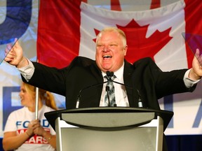 Well ... it could happen. Rob Ford is very much in the race and could be re-elected as Toronto’s mayor. And, despite the Liberals’ record over the past 11 years, Premier Kathleen Wynne hasn’t collapsed in the polls.
MARK BLINCH/REUTERS
