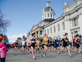 The Limestone Race Weekend wrapped up on Sunday with close to 400 runners participating in the 5k and half-marathon races. Julia McKay/The Whig-Standard