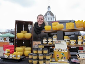 Letitia Hasson, owner of Sweet Smells by Tisha, is looking forward to her first season as a vendor at the Kingston Public Market in Springer Market Square. Julia McKay/The Whig-Standard