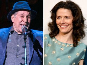 (L-R) Paul Simon and Edie Brickell. (Reuters file photos)