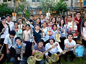 Landfill Harmonic, a group of Paraguayan kids who use instruments made of recycled materials, are coming to Winnipeg.  (http://www.landfillharmonicmovie.com/)