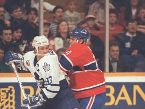 The 1993 Maple Leafs, led by captain Doug Gilmour, share similar qualities with the current Raptors. (TORONTO SUN/FILES)