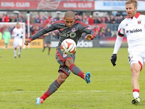 Toronto FC forward Jermain Defoe should return to the lineup for Saturday’s game against New England at BMO Field. (USA TODAY SPORTS)