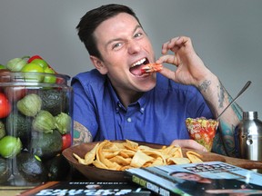 Food Star Chuck Hughes at the Toronto Sun on  Wednesday March 5, 2014.