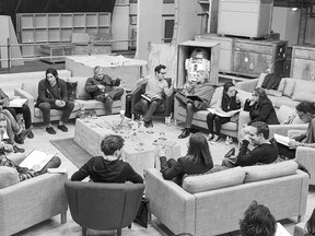 The cast of the new Star Wars film is seen in this handout photo. (StarWars.com)