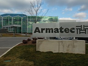 Exterior of the new Armatec plant.