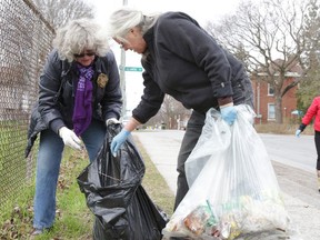 Between the municipalities of Belleville, Quinte West and Tyendinaga Township, up to 1,520 volunteers rolled up their sleeves last Saturday and helped filled seven large dumpsters with garbage and unwanted items during this year's Quinte Trash Bash.
Jason Miller/The Intelligencer
