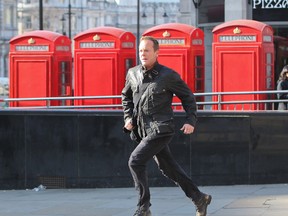 Kiefer Sutherland filming "24: Live Another Day" in London. (WENN.COM)
