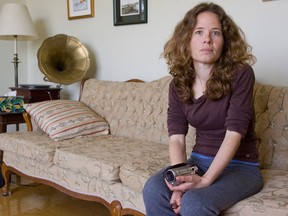 NextEra Energy Canada is suing Middlesex County wind activist Esther Wrightman, pictured, over altered company logos that appeared online and in videos that were posted to YouTube. The statement of claim seeks unspecified damages over "offending material deliberately used to adversely affect NextEra's reputation" after the company issued a cease and desist order to Wrightman. (QMI AGENCY file photo)