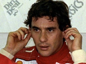 Ayrton Senna, shown in this July 1993 file photo, died 20 years ago following a crash at the San Marino Grand Prix. (John-Paul Pelissier/Reuters/Files)