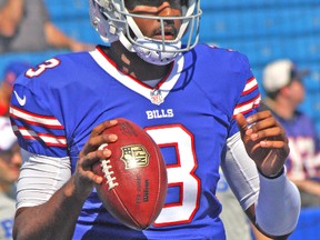 Bills quarterback EJ Manuel is seeking to assume a much more pronounced leadership role on the team this season. (John Kryk/QMI Agency/Files)