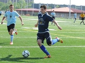 Local product Zach Gallo is set to join the Laurentian Voyageurs men's soccer team next year.