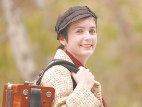 Maria Dunn was born in Scotland, spent her early childhood in Sarnia and is based in Alberta. She plays Chaucer?s Sunday. (Special to QMI Agency)