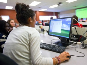 Rasika Mohamed, a student at Stoney Creek elementary school, downloads a simple screen program that features Felix the Cat. Unfortunately, the cat comes with hidden viruses that infect Mohamed?s computer. MIKE HENSEN / THE LONDON FREE PRESS