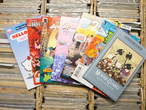 If past events are any indication, millions of comic books will be given away at stores around the world this weekend. (CRAIG GLOVER/The London Free Press)