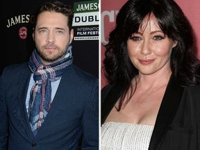 Jason Priestley and Shannen Doherty (WENN.COM file photos)