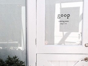 Gwyneth Paltrow posted an Instagram photo of a possible Goop pop up store. (Gwyneth Paltrow/Instagram)
