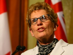 Premier Kathleen Wynne announces a provincial election at Queen's Park on Friday. (DAVE ABEL/Toronto Sun)
