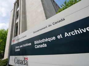 Library and Archives Canada building, in Ottawa, May 15, 2012. (Chris Roussakis/QMI Agency)
