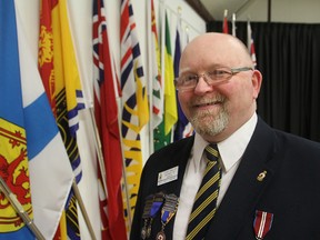 Terry Shelley, president of the Tamworth branch of the Royal Canadian Legion, is preparing for the branch's annual parade to mark the D-Day invasion of Europe during the Second World War.
Michael Lea The Whig-Standard