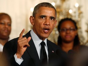 U.S. President Barack Obama.

REUTERS/Kevin Lamarque