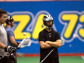 Rush player Mark Matthews, left, says the team will run a practice Saturday before taking in the semifinal in Calgary. (Edmonton Sun file)