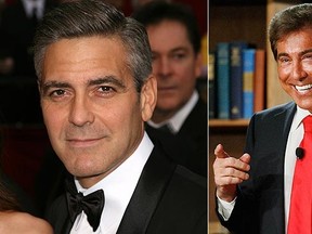 George Clooney and Steve Wynn. (Reuters/WENN.com)