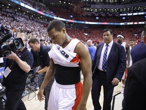 Toronto Raptors Kyle Lowry after a Game 7 loss to the Brooklyn Nets. (ERNEST DOROSZUK, Toronto Sun)