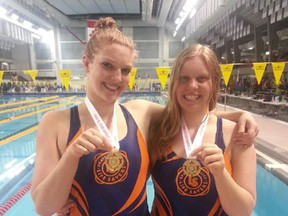 Drayton Valley Life Savers Club swimmers took home gold and bronze at the Canadian Pool Life Saving Championship held in Edmonton recently.