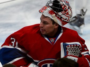 Carey Price lost his two Labrador retrievers early Monday morning, but thanks to one Habs fan, they both were returned safe and sound. (MARTIN CHEVALIER/QMI AGENCY)