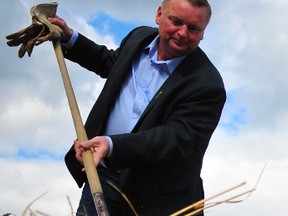 Minister of Transportation Wayne Drysdale aunnnounced at the beginning of April that road bans had been removed for farmers hauling grain. Aaron Hinks photo/QMI Agency