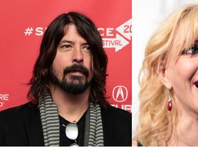 Dave Grohl and Courtney Love.

(REUTERS)