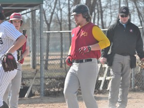 Action from a PCI Trojans baseball game last week.