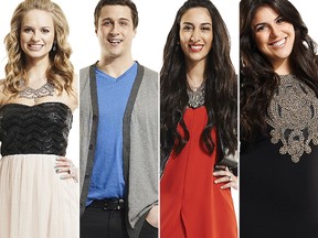 Big Brother contestants Heather, Jon, Neda and Sabrina (Handout photo)