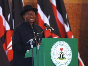 Nigeria's President Goodluck Jonathan.

REUTERS/Afolabi Sotunde