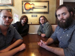 Brothers, from left, Daniel, Jesse, Dylan and John, comprise the South African group Kongos. (Dave Thomas/QMI Agency)