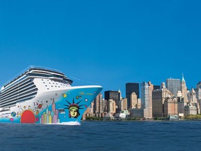 The New York-themed Norwegian Breakaway is the largest ship ever to homeport in Manhattan. (Supplied photo)