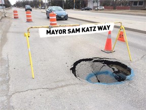 Heck, rename it all -- including this shot from Moray Street -- Sam Katz Drive.