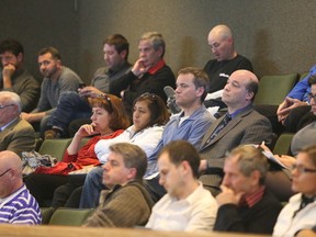 Gino Donato/The Sudbury Star    
It was a packed gallery on at Tom Davies Square for the development charges input session meeting in this file photo.