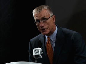 Paul Holmgren of the Philadelphia Flyers has been promoted to team president. (Bruce Bennett/Getty Images/AFP)