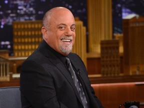 Billy Joel visits "The Tonight Show Starring Jimmy Fallon" at Rockefeller Center on March 20, 2014 in New York City. (Theo Wargo/NBC/Getty Images for "The Tonight Show Starring Jimmy Fallon"/AFP)