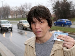 Andra Levac stands on the edge of Bath Road near her Kingston home. She recently acquired her driver's licence.
IAN MACALPINE/KINGSTON WHIG-STANDARD/QMI AGENCY