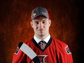 Ottawa Senators prospect Mikael Wikstrand. (Jamie Sabau/Getty Images/AFP)