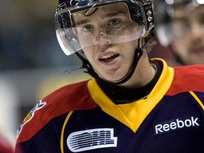 The OHL's youngest player, baby faced Erie Otter phenomenon Connor McDavid during first period of OHL Hockey Game with the London Knights at Budweiser Gardens in London, Ontario on Friday, October 19, 2012. (DEREK RUTTAN/QMI AGENCY)