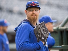Blue Jays first basemen/DH Adam Lind return to the lineup on Thursday night after being sidelined with a bad back. (AFP)