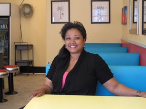 Charmaine Blair is the owner of Bay Jam, a new restaurant on Montreal Street that serves traditional Caribbean cuisine. (Peter Hendra/The Whig-Standard)